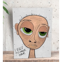 Bk Gift The Lazy People Collection Bald Guy Tasarımlı Dekoratif M