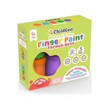 Childgen Süper Yıkanabilir Parmak Boya 6 X 50 Ml - 4 Adet Tarı