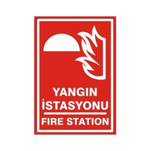 Yangın Istasyonu / Fire Station Levhası