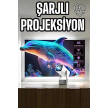 Taşınabilir Sinema Oyun Projektörü Akıllı Projeksiyon Android 11 28080926