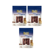 Nutri Canin Rawhide Geyik Eti Sargılı Kemik Köpek Ödülü 120 G X 3 Adet
