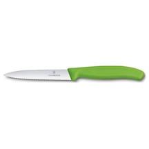 Victorinox SwissClassic 10cm Soyma Kamp Bıçağı Yeşil  6.7736.L4 Yeşil