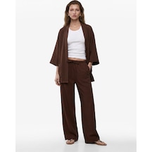 Koton Modal Kumaş Şal Yaka Cepli Uzun Kollu Kimono Ceket Kahverengi 6sak50042ew Kahve Koton Modal Kumaş Şal Yaka Cepli Uzun Kollu Kimono Ceket Kahverengi 6sak50042ew Kahve