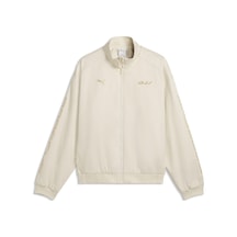 637101-09 Puma Pl Lifestyle Jacket Erkek Ceket Bej 637101-09