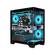 Oexpert Tornado 5 Argb Fanlı Beyaz Mini Akvaryum Kasa