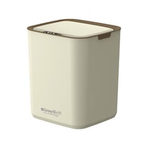 Sensörlü Çöp Kovası Şarjlı Akıllı, Krem, 22 Litre, Gt-sc05k Çok Renkli