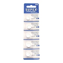 Cr1225 1225 Boy Lityum Düğme Pil, 3 Volt, 5 Li Kart