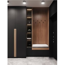 Mobilya Kaplama Folyosu Mat Siyah 61Cm X 4Mt Kendinden Yapışkanlı