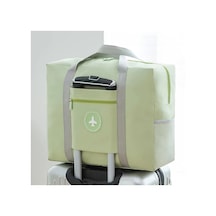 Hightower Yeşil Büyük Kapasiteli Seyahat Çantası Katlanır Portatif Giysi Depolama Çantası Yeşil