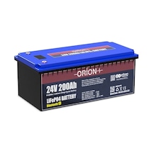 Orion Akü Lifepo4 24200b 24v 200ah Bluetooth Ekranlı