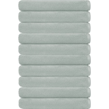 10 Lu Otel Banyo Havlusu Pamuklu 70x145 Cm Renkli 16/1 Avs 440 Gr Gri