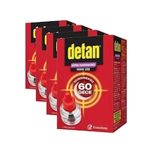 Detan 60 Gece Elektrolikit Yedek 4 Paketi