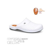 Ceyo 9846 Flex-1 Topuk Jelli Erkek Sabo Terlik Beyaz 40-45 Beyaz