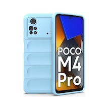 Poco M4 Pro 4g Kılıf Optimum Silikon - Sky Blue Bz8683140489564