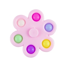 Stres Çarkı Oyuncak Altılı Stres Baloncuklu Pembe