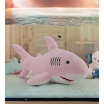 Mey İthalat 55 Cm Köpekbalığı Peluş Pembe