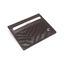 Cacharel Kahve Gladyatör Unisex Deri Kartlık 0244g66 Kahverengi