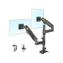 NB North Bayou NB H180 Ergonomik Ayarlanabilir Çift Kol Amortisörlü Monitör Standı