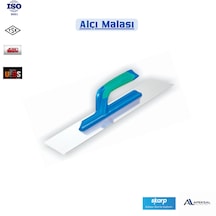 Skarp 30 Cm Profesyonel Alçı Malası Yay Çeliği Açık Plastik Saplı Sıvacı Malası