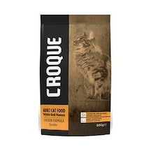 Croque Yetişkin Kedi Kuru Maması Tavuklu 600 Gr 1 Adet