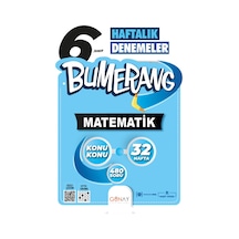 6. Sınıf Bumerang 32 Haftalık Matematik Denemeleri / Kolektif / Günay Yayınları / 9786257150996