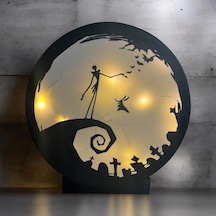 Jack Skellington Işık Kutusu Siyah