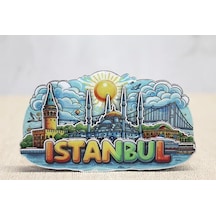 Magicool Ahşap İstanbul Temalı Magnet Alk4601