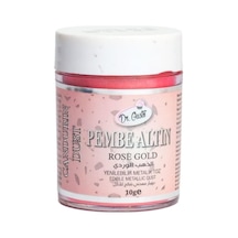 Metalik Toz Boya Rose Gold 10 Gr Yenilebilir Pasta Dekor Tozu