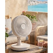 2200 Rpm Mini Masaüstü Vantilatör Sessiz Ve Güçlü Hava Akışlı Fan - Lisinya