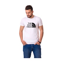 Startmore The Rize Face Baskılı Unisex T-shirt Beyaz