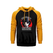 Master Of Mayhem Julian Slink Sarı Renk Reglan Kol Kapşonlu Sweatshirt Sarı
