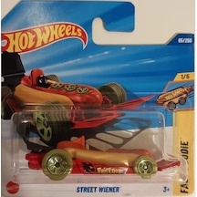 Hot Wheels Tekli Arabalar Street Wiener Hyx23 Fast Foodie Renkli