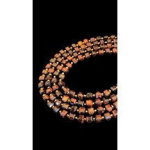 7x7 Mm Şahin Gözü Taşı Dizi Çok Renkli