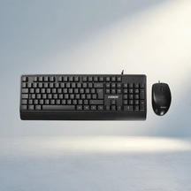 3d Q Klavye Ve 1200 Dpı Mouse Seti Ergonomik Usb Kablolu Bilgisayar Aksesuarı
