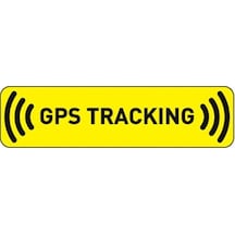 4 Adet Gps Tracing Takip Etiketi Uyarı Yapıştırması 10Cm Md4
