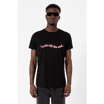 Rose Toxic Till The End Siyah Erkek Tshirt Çok Renkli