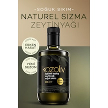Kozoliv Erken Hasat Soğuk Sıkım Naturel Sızma Zeytinyağı Cam Şişe 500 ML