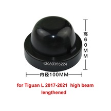 1 Adet 100mm Uzatmak-vw Tiguan 09-16 Tiguan L 17-21 Düşük Yüksek Işın Kauçuk Far Kapağı Toz Geçirmez Su Geçirmez