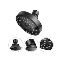 Ankastre 5 Fonksiyon Tepe Duş Başlığı Mat Siyah Gömmeli Duvardan Duş Seti Başlığı Tepe Duş Sistemler Diğer