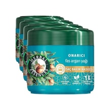 Herbal Essences Onarıcı Argan Yağı Saç Bakım Maskesi 300ml 4 Paketi