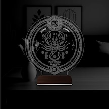 Luvivia Astroloji Akrep Burcu Kişiye Özel 3d Lamba - Masa Gece Lambası