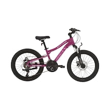Bisan Kdx 2500-d Kız Çocuk Bisikleti 28cm Md 20 Jant 21 Vites Metalik Mor Pembe Beyaz Çok Renkli
