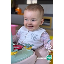 Lilalinda Bebek/çocuk Yelek %100 Pamuk Nakış Detaylı Ekru