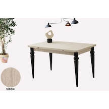 Yanlardan Açılır 60 X 90 Yakamoz Arda Masa Topkapı Ayak Mutfak,salon,yemek Odası Masası Krem