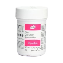Pembe Jel Boya 30 Gr Konsantre Jel Gıda Boyası