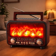 Everton Rt-754 Bluetooth Fm-usb-tf-aux Şarjlı Nostaljik Radyo Solar Panel