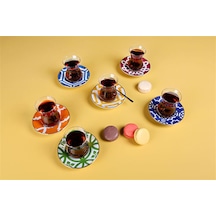 Porland Morocco Karışık Renk Çay Bardak Takım 12 Parça