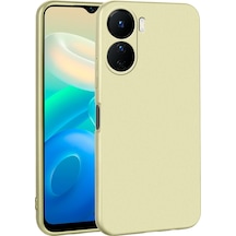 Vivo Uyumlu Y16 Kılıf Zore Esnek Mat Premier Silikon Kapak
