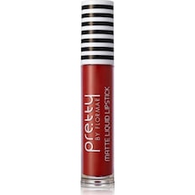 Flormar Yoğun Pigmentli Mat Likit Ruj - Pretty Matte Lipstick - 008 Live Vermillion-8690604462780