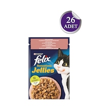 Purina Felix Pouch Karides ve Somonlu Yetişkin Kedi Maması 26 x 85 G